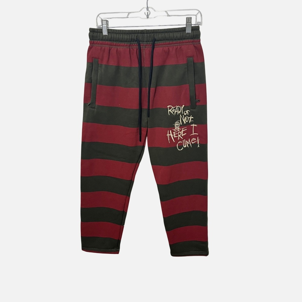 Shoe Palace A Nightmare on Elm Street Sweatpants Mens Small Red Green Freddy